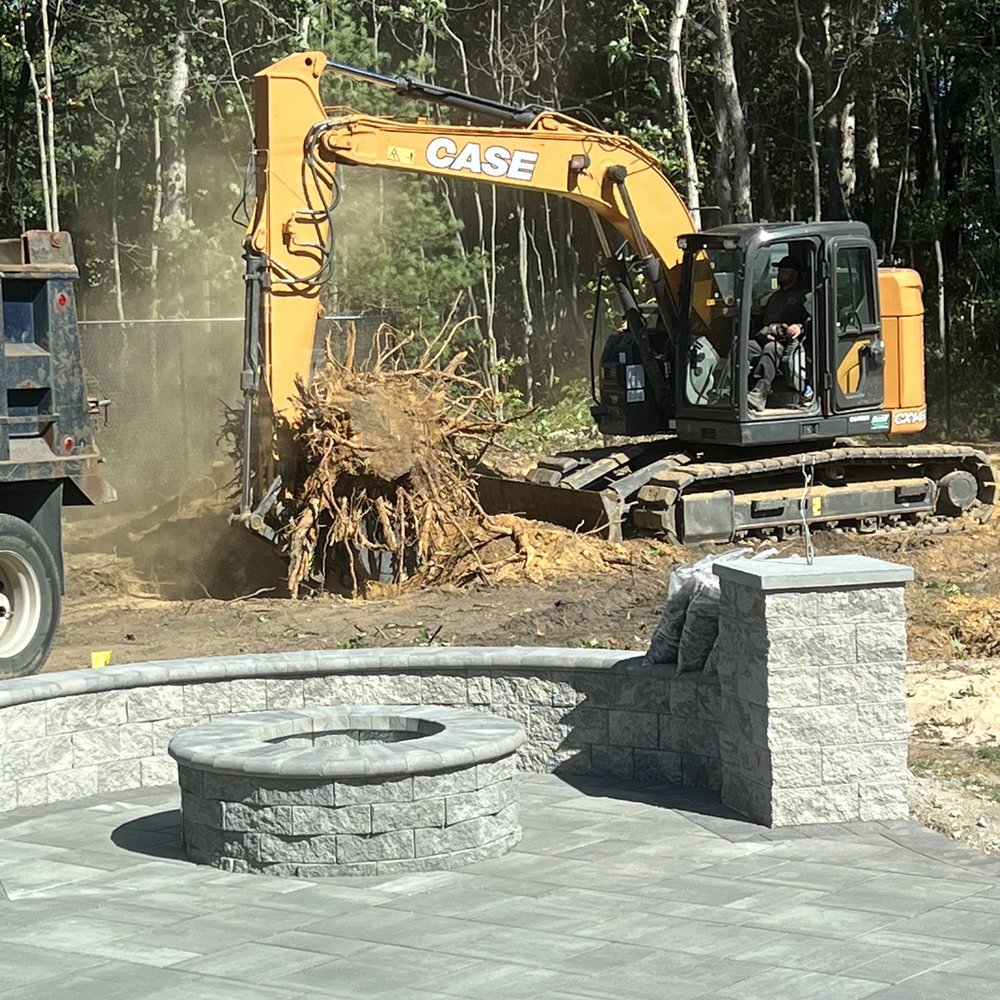 Completely removing large buried tree stumps Completely removing large buried tree stumps