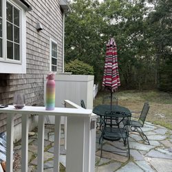 Sandcastle Realty - Bad walk way and dirty table.