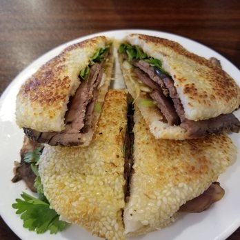 Shanghai Noodle House - Beef Seaseme Sandwich - Shanghainese Near Me - Edison, New Jersey Shanghai Noodle House - Beef Seaseme Sandwich - Shanghainese Near Me - Edison, New Jersey