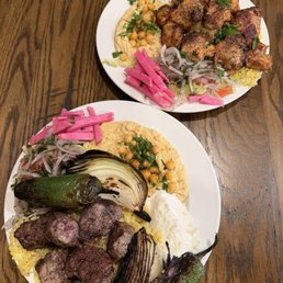 Beef and chicken plate Beef and chicken plate