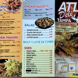 Atl Deli Tampa - Menu