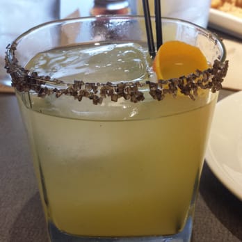 Bazille at Nordstrom - This drink is called Smoke and Heat and it was delicious! - New American Near Me - Jacksonville, Florida