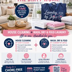 Laundry By Joyce - Click the link below to request your estimate.https://forms.gle/EGuvHbNKoGgP6f1V8