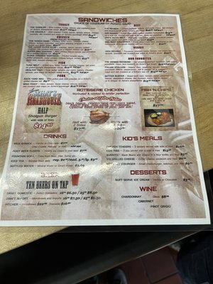 Menu photo 2 Aaron Schat's Roadhouse Bishop, CA Menu photo 2 Aaron Schat's Roadhouse Bishop, CA
