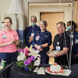 Westside Regional Medical Center - The staff singing an anniversary song.