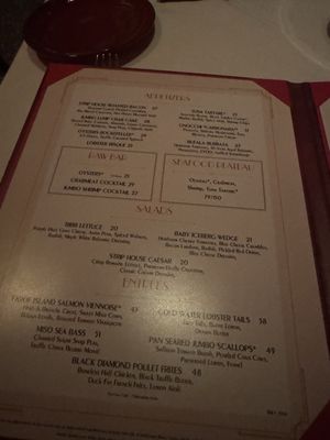 Menu photo 1 Strip House Steakhouse Las Vegas, NV Menu photo 1 Strip House Steakhouse Las Vegas, NV