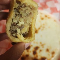 Inside beef empanada