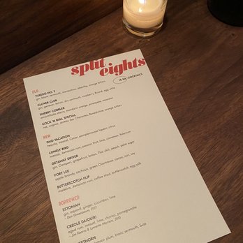 Split Eights - Cocktail Bars Near Me - New York, New York