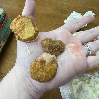 Bar-B-Que Place - Jojos USED to be as big as ur whole hand. Not with the new owners - Barbeque Near Me - Fort Payne, Alabama
