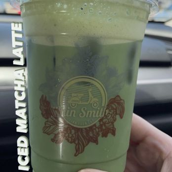 Phin Smith - regular iced matcha latte - Coffee & Tea Near Me - Garden Grove, California Phin Smith - regular iced matcha latte - Coffee & Tea Near Me - Garden Grove, California