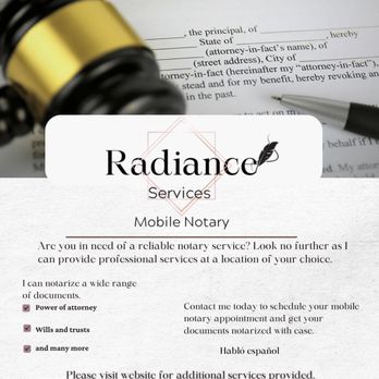 Radiance Services - Notaries Near Me