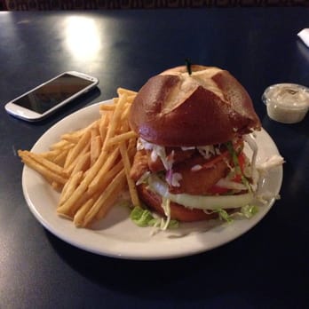 Alfred's Cafe - Here is the huge Kai's fish burger!! - American Near Me - Tacoma, Washington Alfred's Cafe - Here is the huge Kai's fish burger!! - American Near Me - Tacoma, Washington