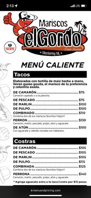 Menu photo 8 Mariscos El Gordo Monterrey, NLE