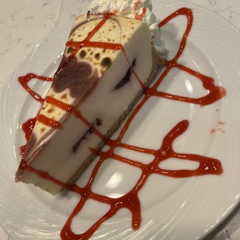 The Oyster Bar - Raspberry Crème Brûlée Cheesecake - Bars Near Me - Stateline, Nevada