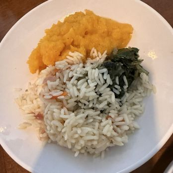 Vivolo's Chowder House - Side of squash, swiss chard, and rice that came with cioppino - Seafood Near Me - Pacific Grove, California