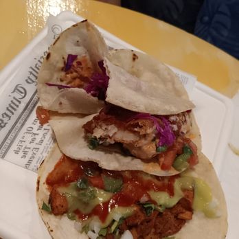 345 Cantina - Fish Taco in back , Asada Chicken in front Happy Hour - Mexican Near Me - New York, New York