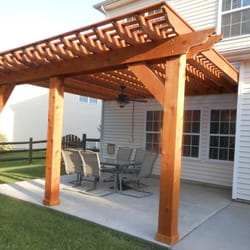 Collin Homes - Patio area with pergola