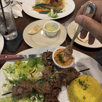 The Olive Restobar - The Olive Kabob Platter - Lamb & Filet Mignon - Mediterranean Near Me - Downey, California The Olive Restobar - The Olive Kabob Platter - Lamb & Filet Mignon - Mediterranean Near Me - Downey, California
