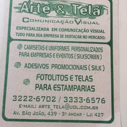 Arte & Tela Comunicação Visual