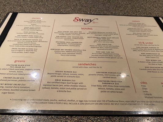 Menu photo 6 Sway Louisville, KY Menu photo 6 Sway Louisville, KY