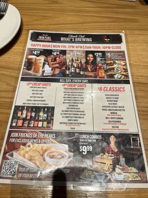 Menu photo 5 Twin Peaks Daytona Beach, FL Menu photo 5 Twin Peaks Daytona Beach, FL