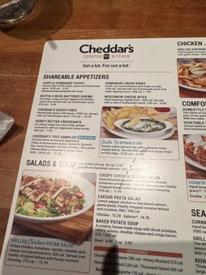 Menu photo 3 Cheddar's Scratch Kitchen Wichita Falls, TX