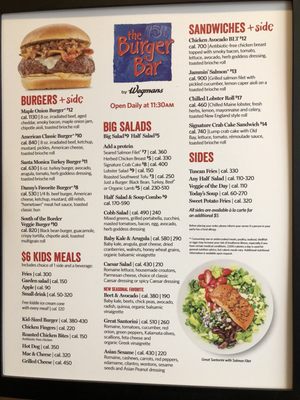 The Burger Bar by Wegmans by null