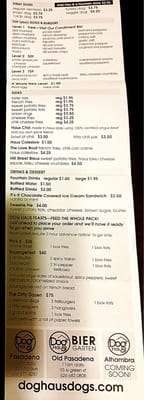 Menu photo 7 Dog Haus Pasadena, CA