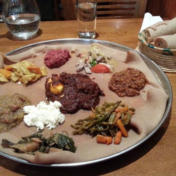 Wolkite Kitfo - Sampler Plate - Ethiopian Near Me - London, XGL