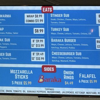 Baraka Eats and Treats - Menu - Middle Eastern Near Me - Lackawanna, New York