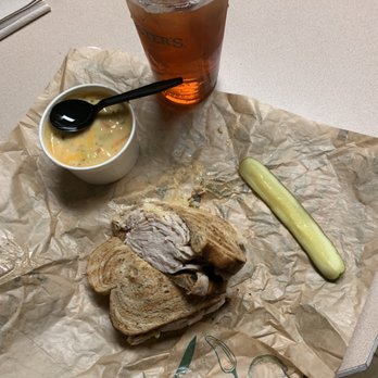 McAlister's Deli - The Rachel, Cheddar and broccoli soup with sweet tea - Delis Near Me - Bryant, Arkansas