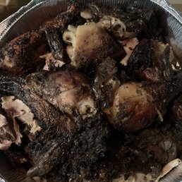 Ungodly spicy dry large bones-in jerk chicken plate Ungodly spicy dry large bones-in jerk chicken plate