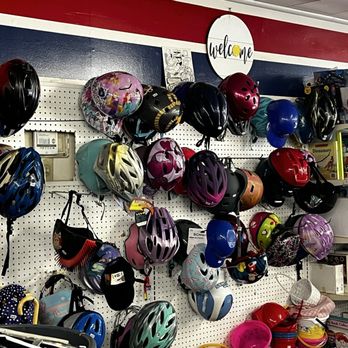 Reseda Super Thrift Store - Children's helmets. - Thrift Stores Near Me - Reseda, California
