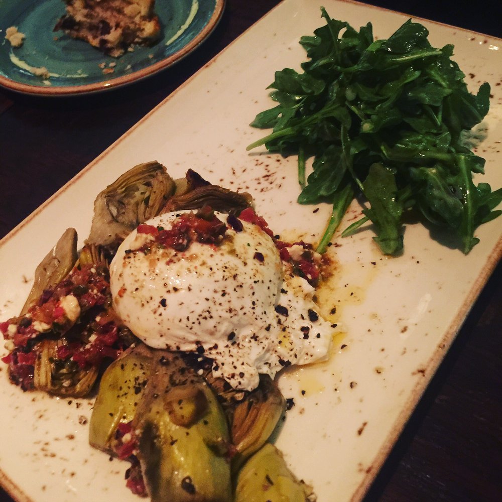 Gemma - Crispy artichokes with egg - French Near Me - Dallas, Texas