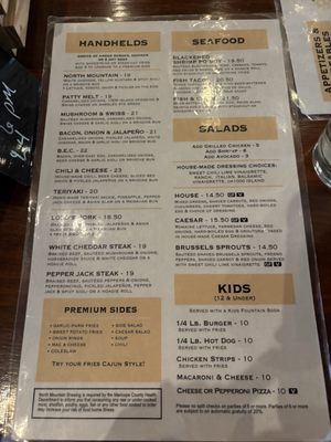 Menu photo 3 North Mountain Brewing Company Phoenix, AZ