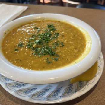 Noon O Kabab - Lentil Saffron Soup 16 oz - Persian/Iranian Near Me - Chicago, Illinois Noon O Kabab - Lentil Saffron Soup 16 oz - Persian/Iranian Near Me - Chicago, Illinois