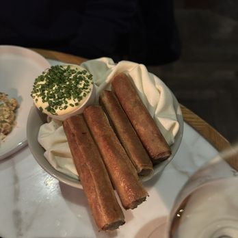 Juliet - Duck confit cigars - French Near Me - Culver City, California Juliet - Duck confit cigars - French Near Me - Culver City, California