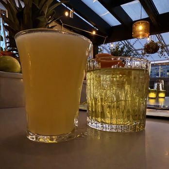 Death & Co DC - Da Vinci Daiquiri and a stirred mezcal drink my husband requested from the bartender - Cocktail Bars Near Me - Washington, DC, District of Columbia
