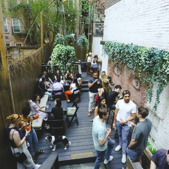 Hidden Lane Bar - Outside during early spring - Bars Near Me - New York, New York