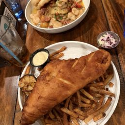 Shrimp & Grits , Fish & Chips Shrimp & Grits , Fish & Chips