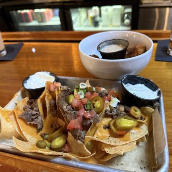 Eden Abbey Brewing Community - 1/2 tray nachos and jalapeños - Brewpubs Near Me - Mount Dora, Florida