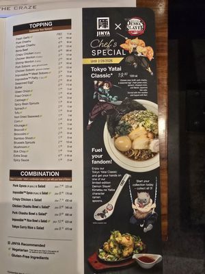 Menu photo 8 JINYA Ramen Bar - Chandler Chandler, AZ