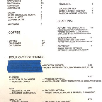 KIT Coffee - KIT Coffee Newport Bch/Costa Mesa espresso, coffee, pour over and tea menu changes seasonally - Coffee & Tea Near Me - Newport Beach, California