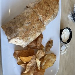 Falafel dill wrap