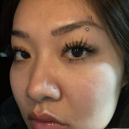 Doll eye anime style lashes + custom bottom lashes Doll eye anime style lashes + custom bottom lashes