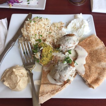 To Beirut - Got too excited and started eating before taking a photo (falafel plate) - Lebanese Near Me - Norwood, Massachusetts To Beirut - Got too excited and started eating before taking a photo (falafel plate) - Lebanese Near Me - Norwood, Massachusetts