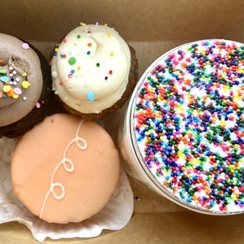 Butter + Cream Bakery - Loved the dot cake in a jar - Bakeries Near Me - Los Alamitos, California