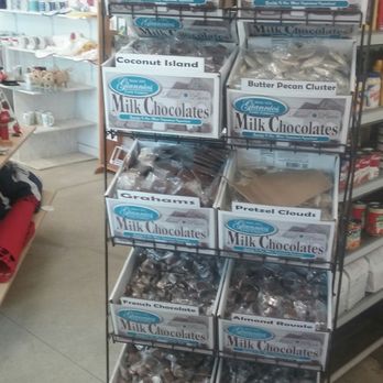 Peterson Farm - Amazing chocolate selection the have 2 racks like this . It was soooooo yummy - Fruits & Veggies Near Me - Jamestown, New York Peterson Farm - Amazing chocolate selection the have 2 racks like this . It was soooooo yummy - Fruits & Veggies Near Me - Jamestown, New York