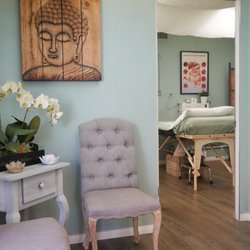 Welcome! A sneak peak into our waiting room & one of our treatment rooms. Now offering colonics, lymphatic drainage, infrared sauna & more
