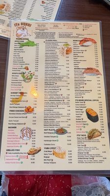 Menu photo 4 ITs SUSHI Spring Mountain Las Vegas, NV